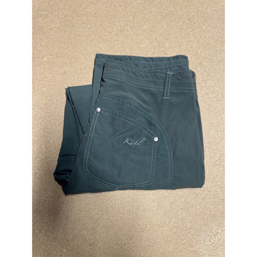 Kuhl Women's Convertible Hiking Pants Zip Off Cargo Grey Size‎ Regular 8